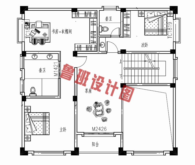 新农村四层独栋复式别墅设计图