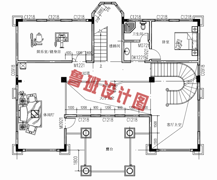 大气豪华四层别墅设计图纸