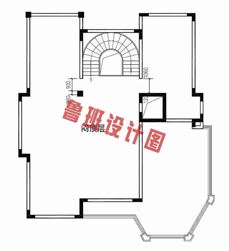 豪华三层带地下室别墅设计图