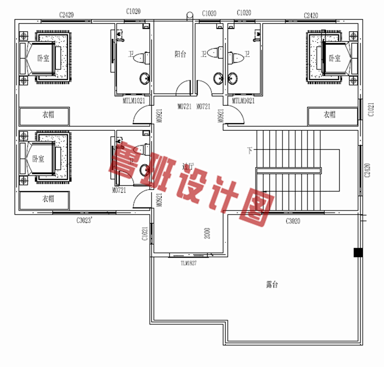 3层新农村房屋设计图纸及效果图