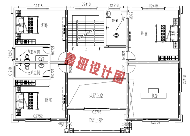 三层农村自建房别墅设计图纸