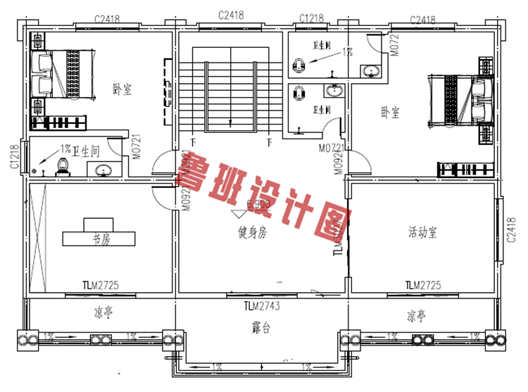 三层农村自建房别墅设计图纸