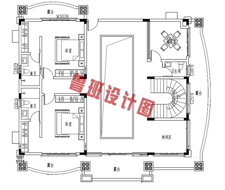 豪华三层别墅设计图纸