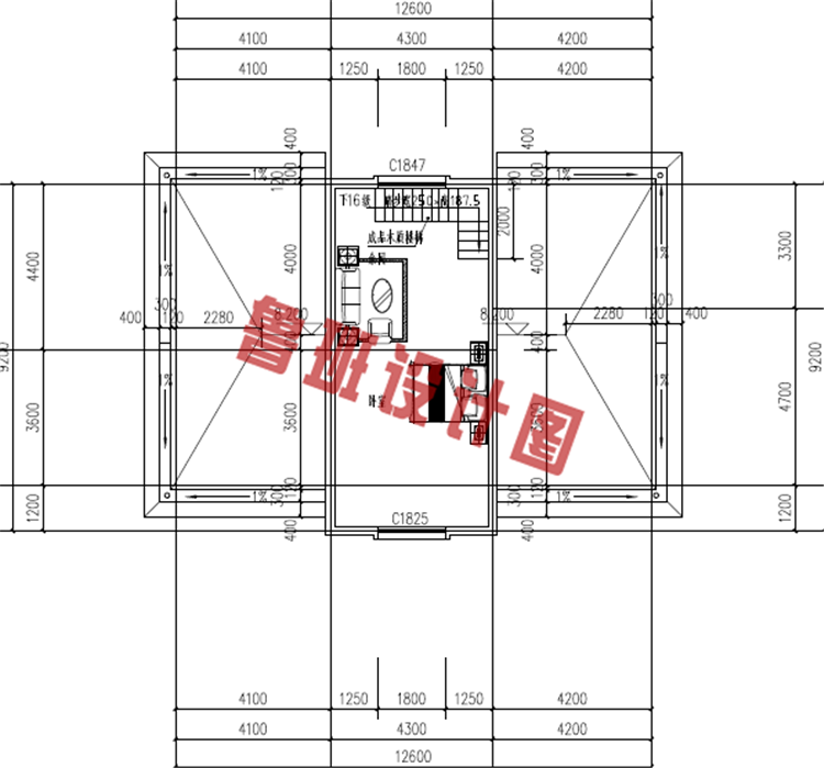 五星级土豪二层半小别墅