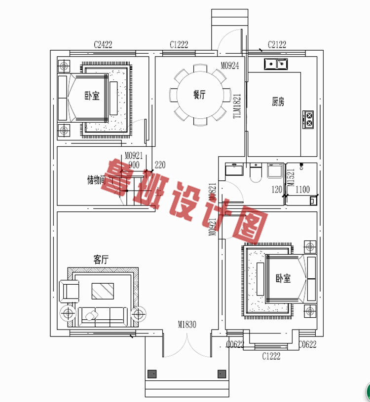 农村13万元二层小楼图