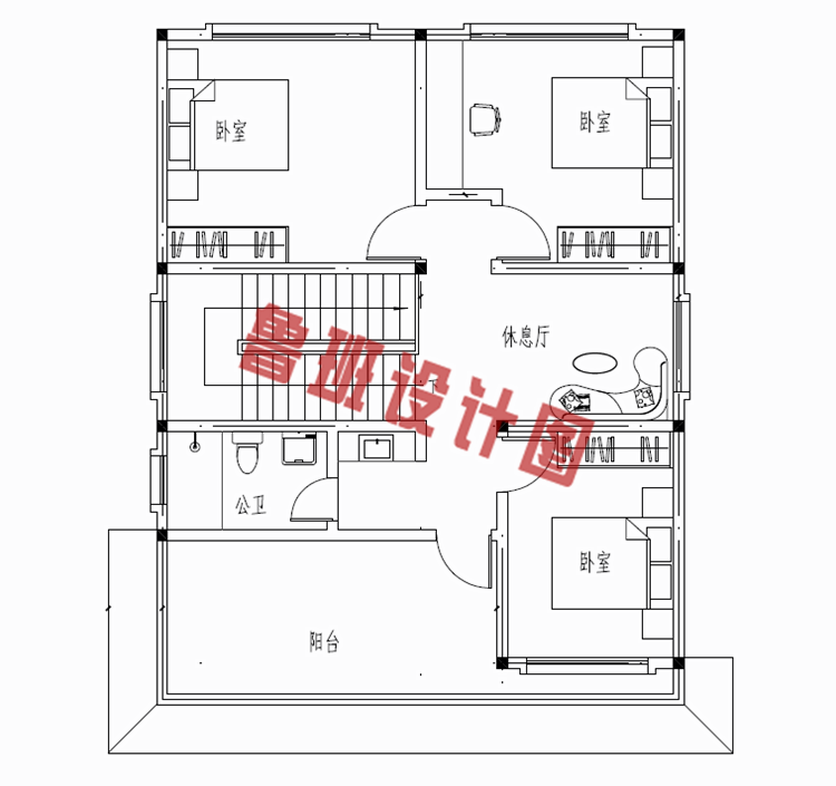 10万2层小洋楼设计图