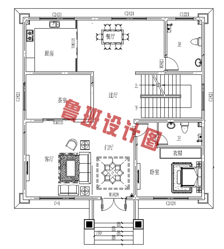 简欧式三层小别墅设计图