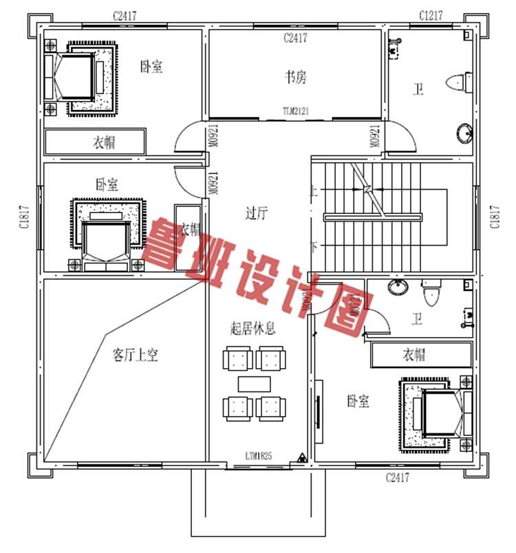 简欧式三层小别墅设计图