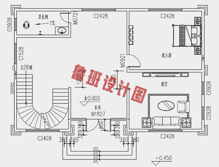 农村四层楼房设计图