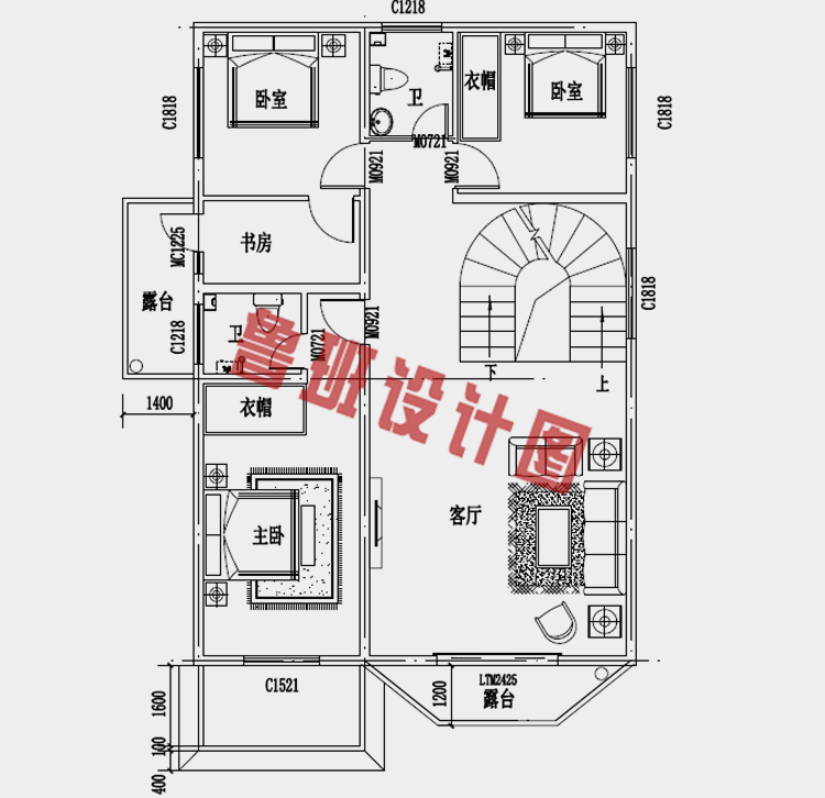 农村四层楼房设计图