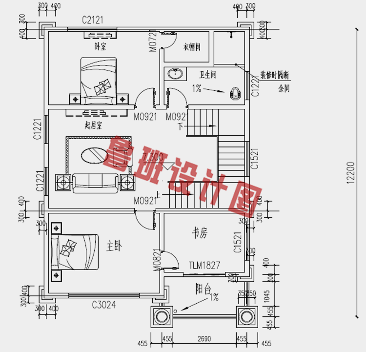 四层欧式房屋设计图纸