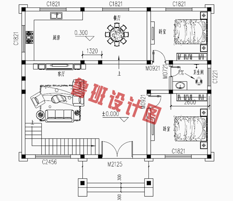 三层自建别墅设计图纸