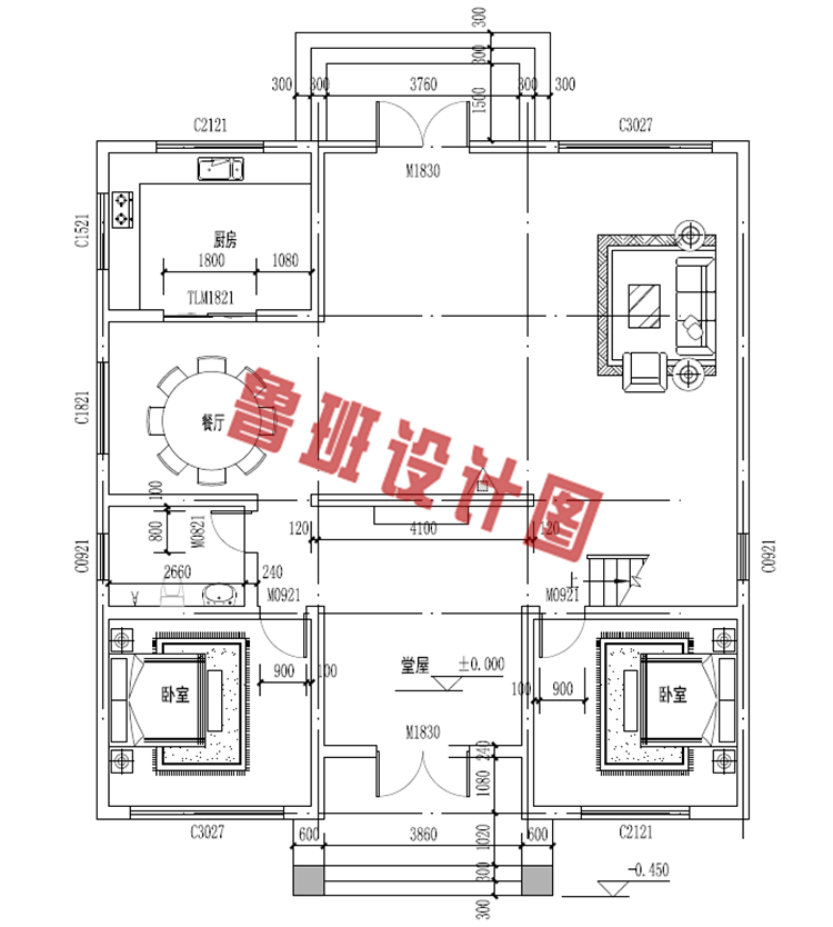 高端三层楼房设计图