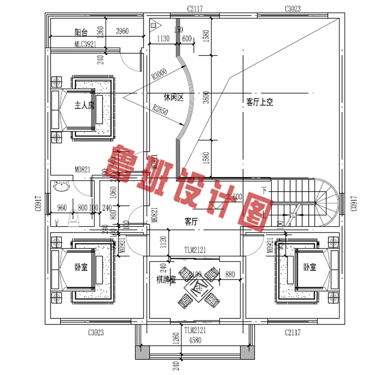 高端三层楼房设计图