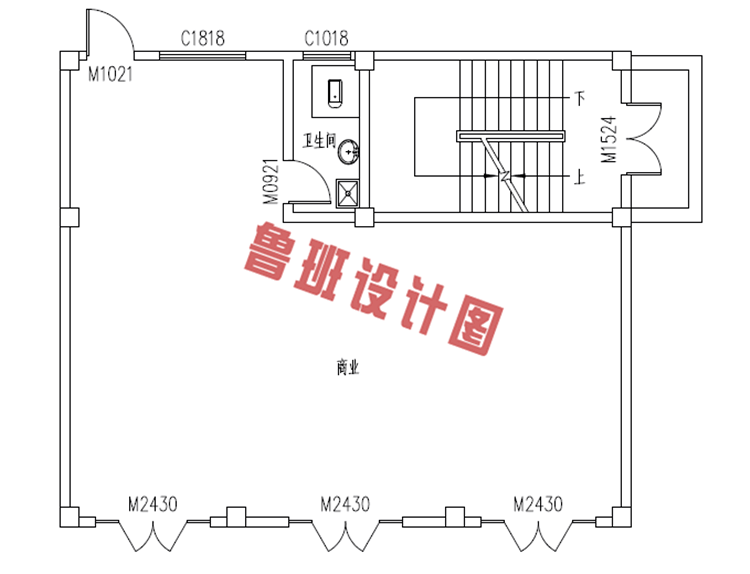 带商铺的三层农村小别墅设计图