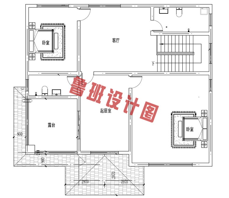 农村三层别墅设计图纸