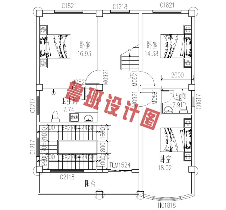 农村30万别墅款式三层