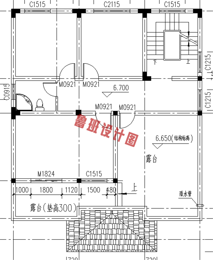 三层住宅设计三层户型图