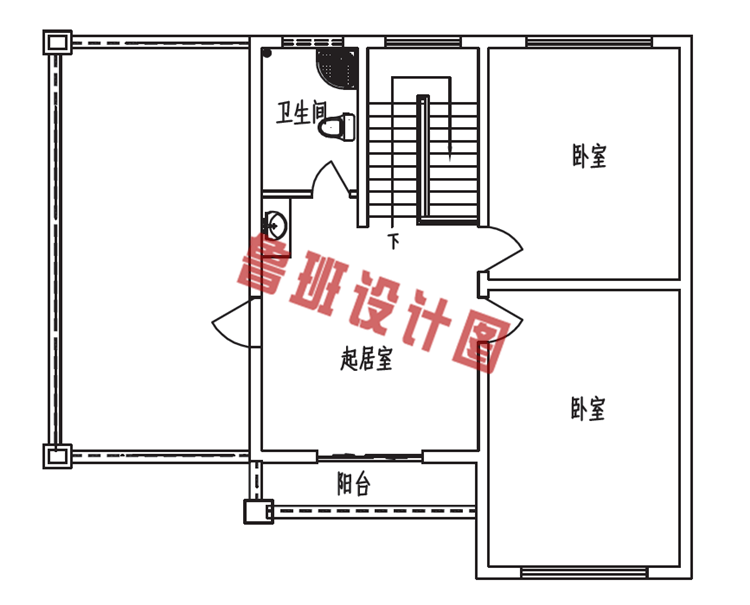 农村三层别墅设计三层户型图