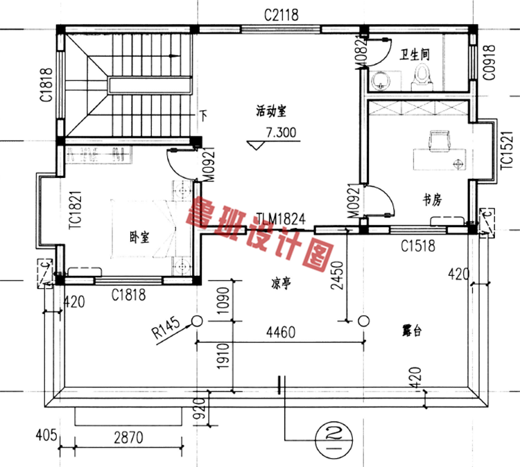 新农村三层楼房设计三层户型图