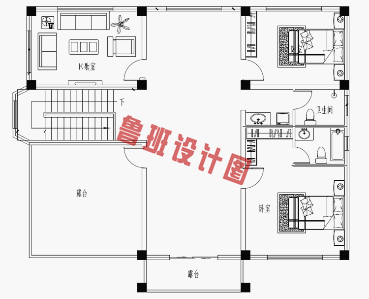 大气沉稳欧式三层别墅