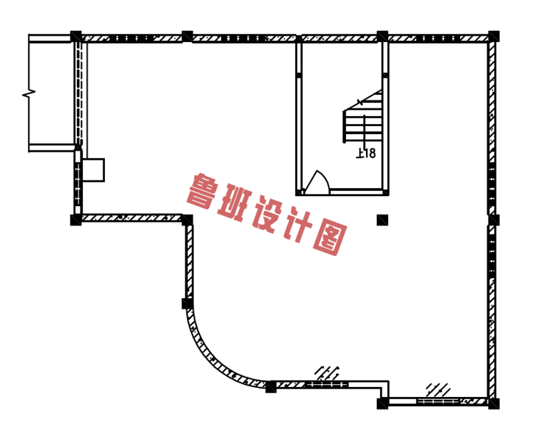 三层豪华别墅设计地下层户型图