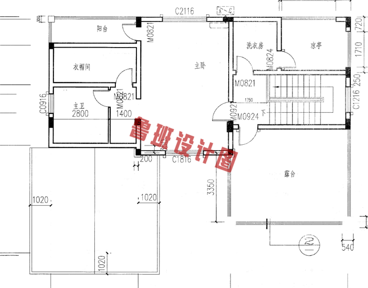 三层楼房设计三层户型图