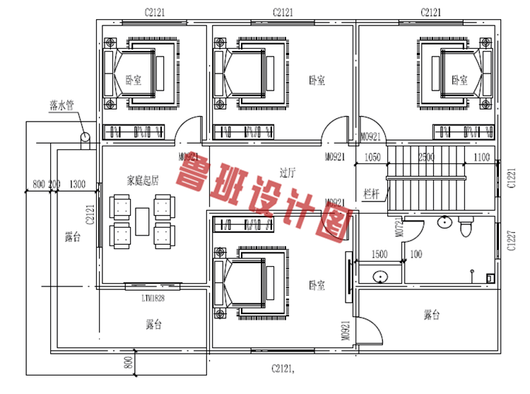 简单实用两层楼的房子设计图