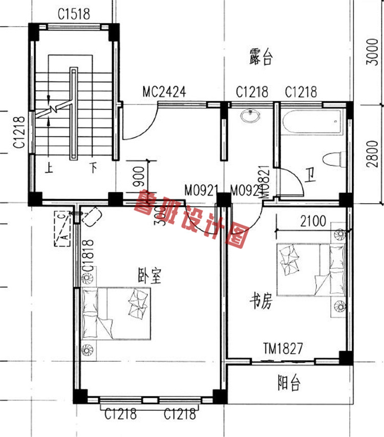 新农村三层房屋设计三层户型图