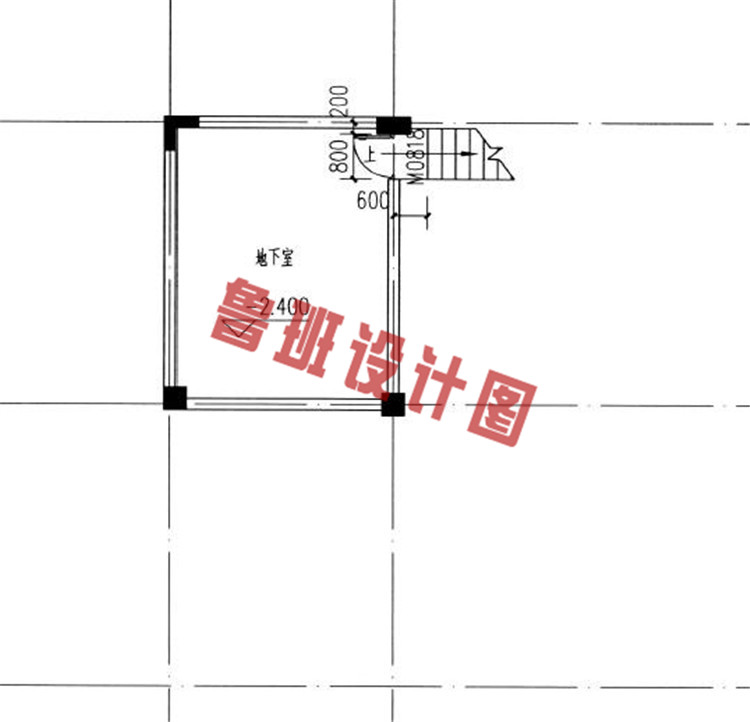 农村三层别墅设计地下室型图