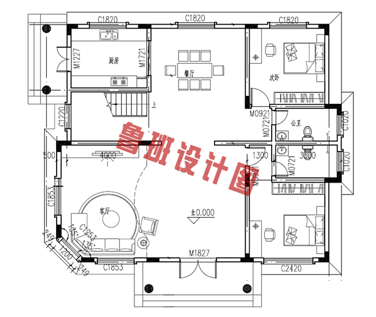 最新农村三层楼房设计图纸