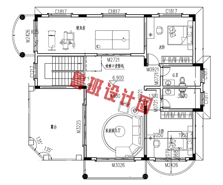 最新农村三层楼房设计图纸