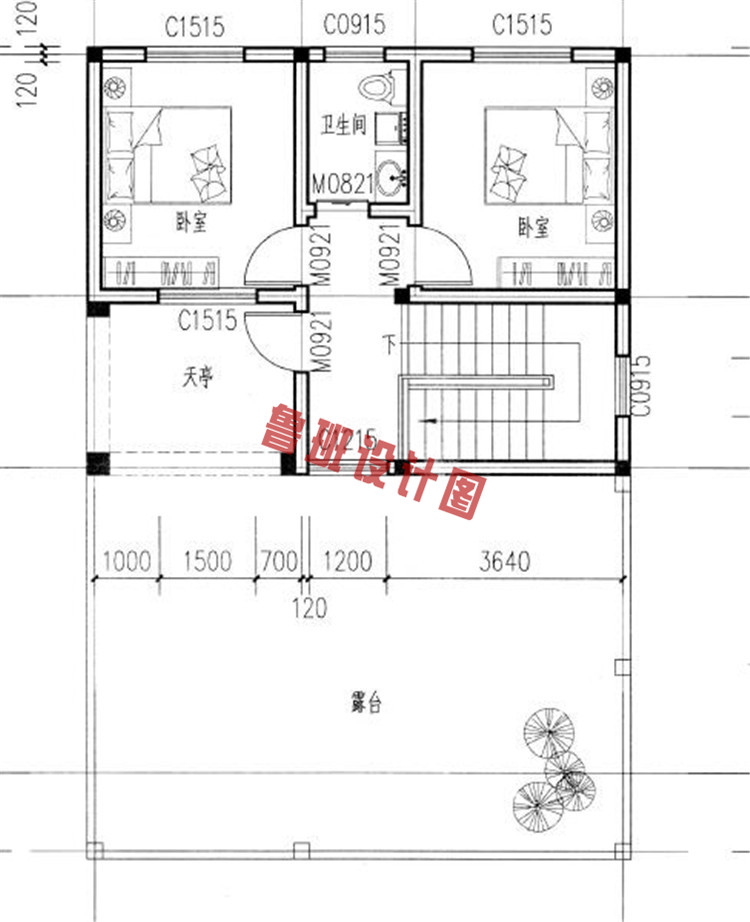 农村四层别墅设计四层户型图