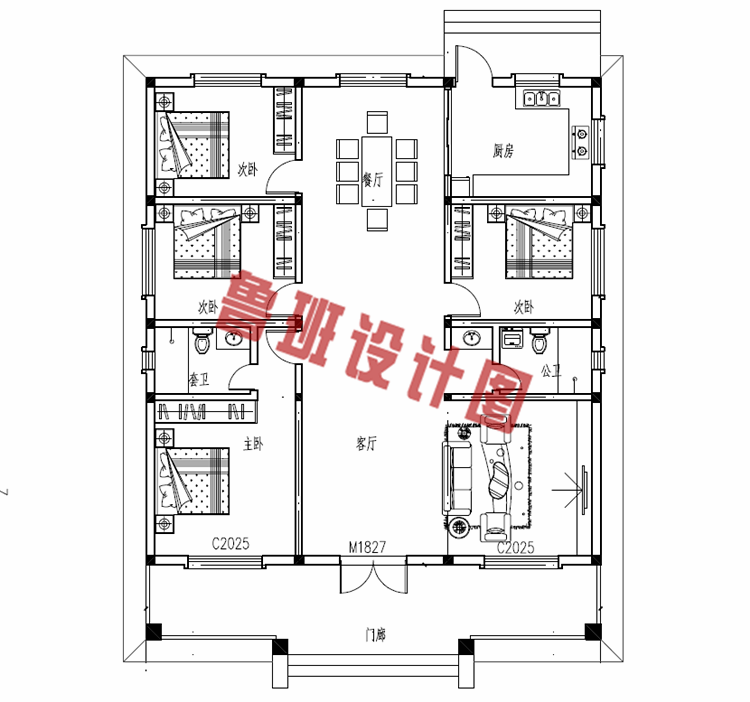 最漂亮的一层平房图片及设计图