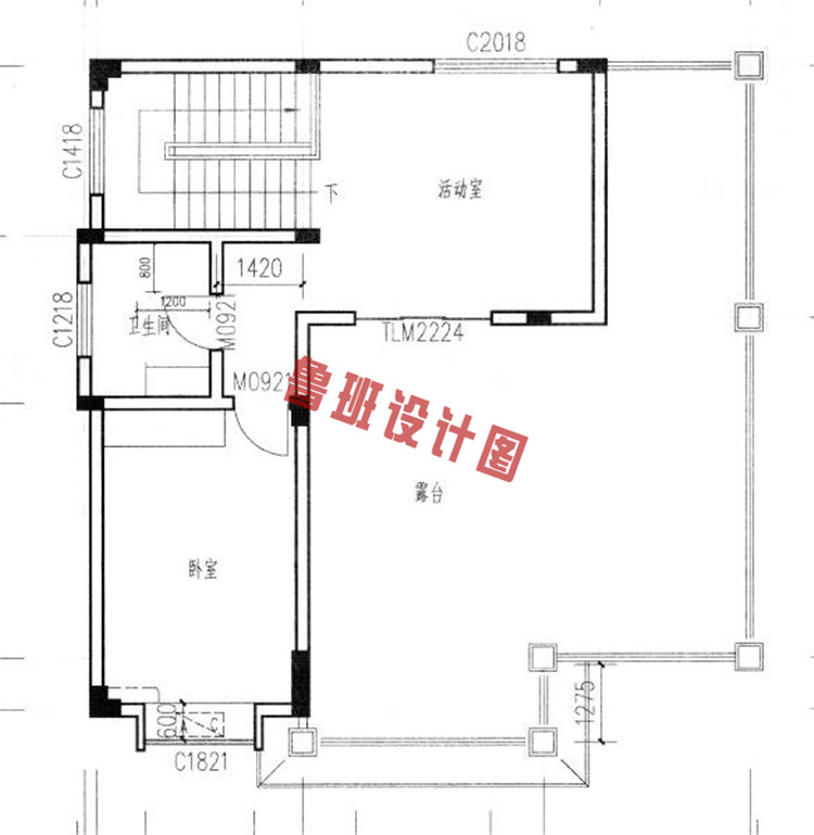 农村四层别墅设计四层户型图