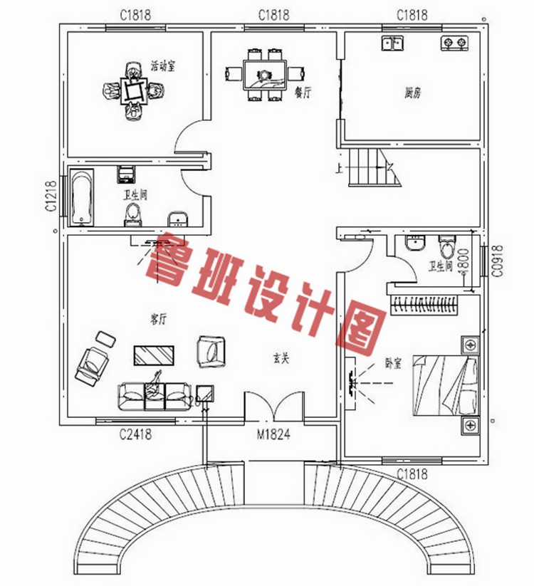 三层半复式别墅设计方案