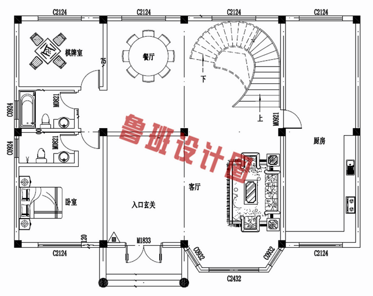 四层豪简欧风格的自建房屋造型