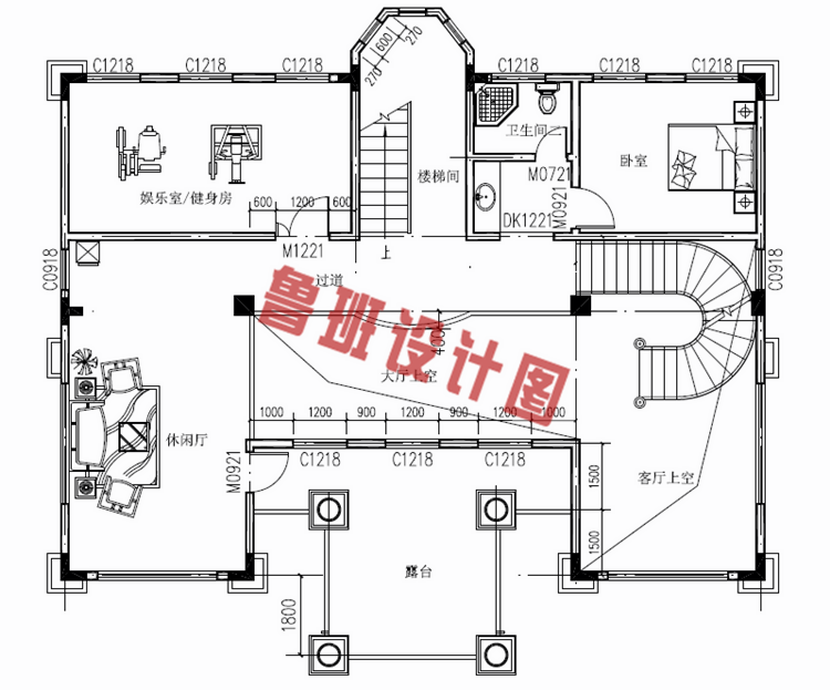 大气豪华四层别墅设计图纸