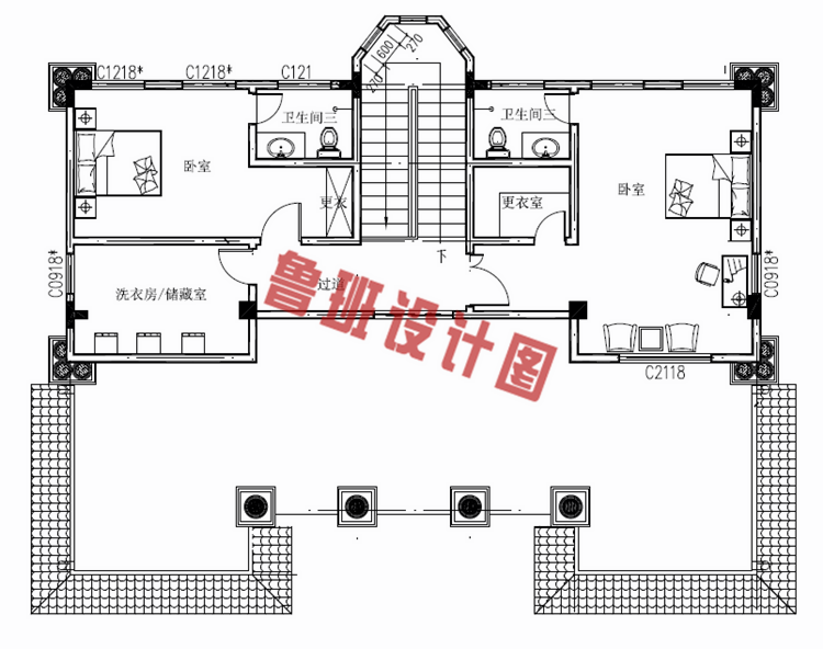 大气豪华四层别墅设计图纸