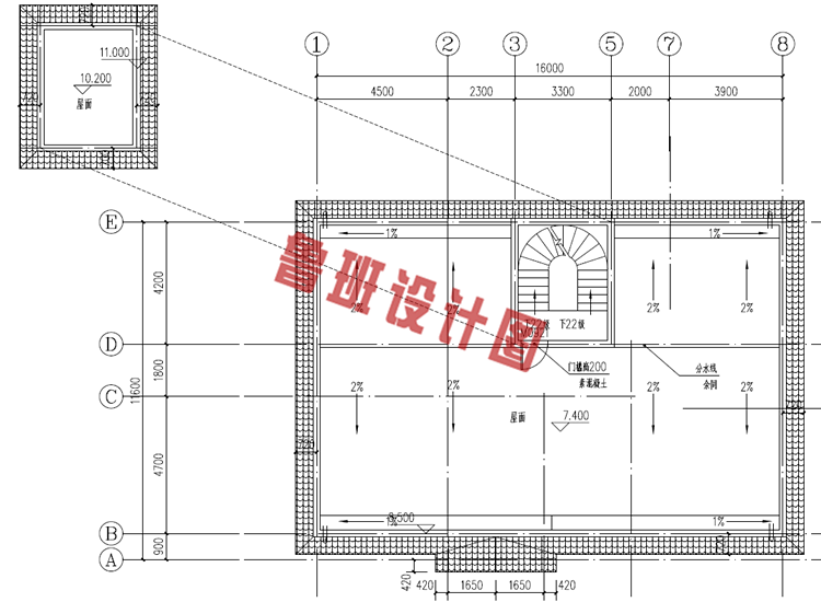 农村4间2层楼房设计图