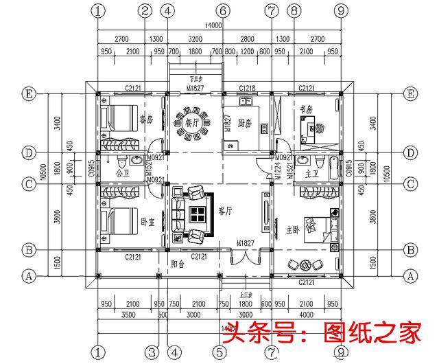 5款一层农村小别墅，经济实用，主体10多万就能建好！