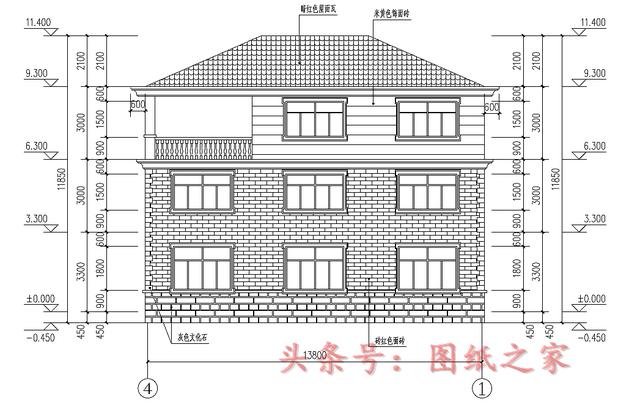 2套三层别墅（方正、大气）这才是农村别墅该有的样子！