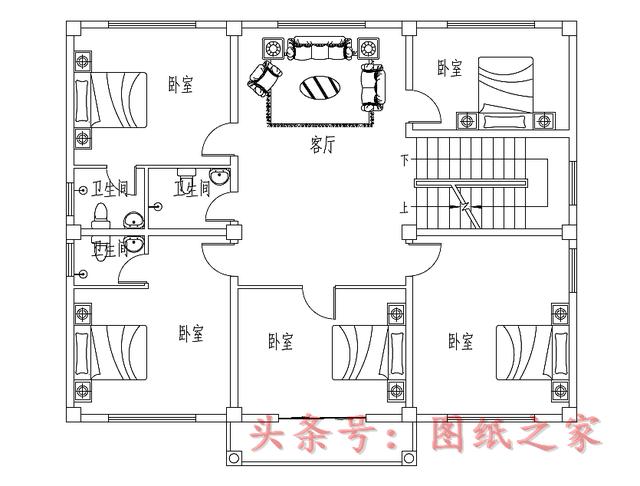 2套三层别墅（方正、大气）这才是农村别墅该有的样子！