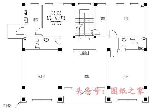 2套三层别墅（方正、大气）这才是农村别墅该有的样子！