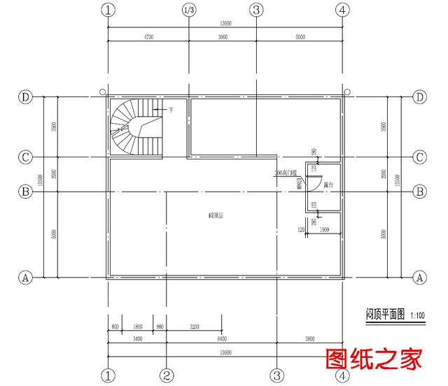 带堂屋神龛的农村二层小别墅设计，140㎡非常适合农村建造！