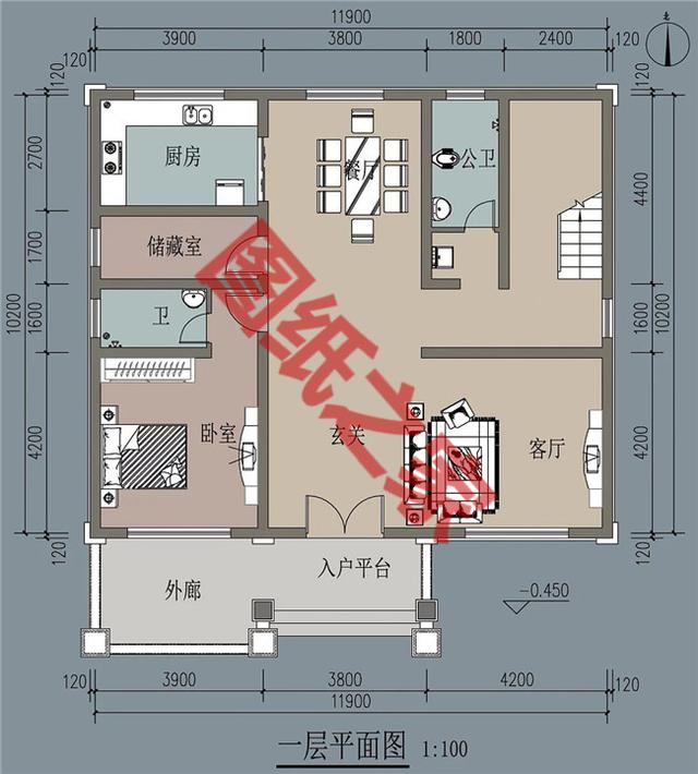 5套120平农村小别墅设计方案，款款经典、实用