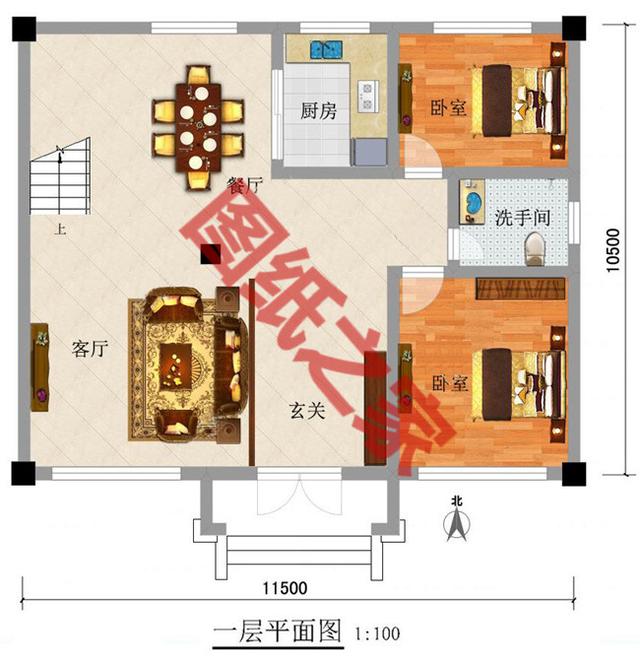 5套120平农村小别墅设计方案，款款经典、实用