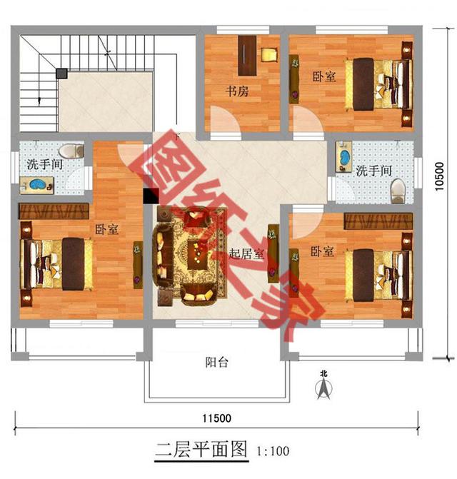 5套120平农村小别墅设计方案，款款经典、实用