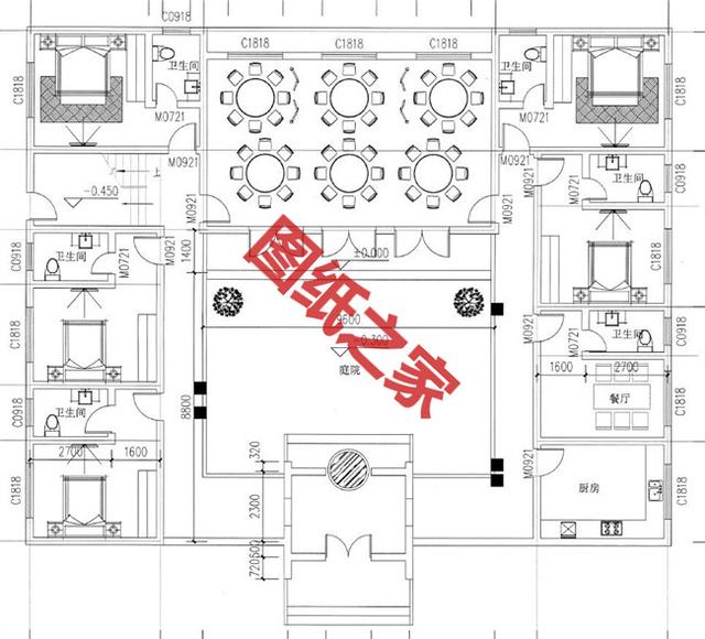 这套四合院别墅设计方案，能否秒杀掉欧式别墅