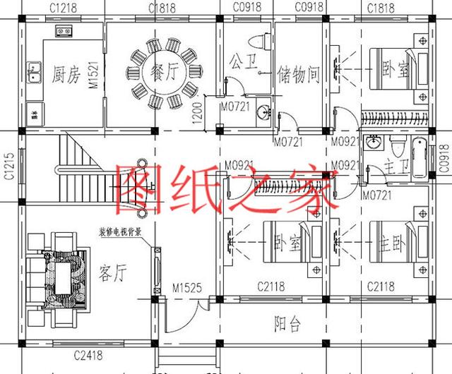 14X11米的一层半小别墅，美观漂亮、经济实用！